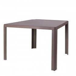 Mesa de Comedor Stella 90 x 90 x 75 cm Gris Aluminio