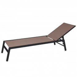 Chaise longue Thais Graphite Taupe 199 x 61 x 30 cm