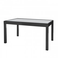 Expandable table Thais 135 x 90 x 74 cm Aluminium