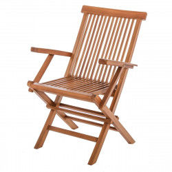 Garden chair Kayla 56 x 60 x 90 cm Natural Teak