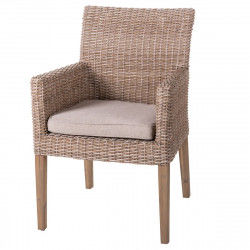 Chaise de jardin Patsy Naturel Bois Rotin 58 x 63 x 86 cm