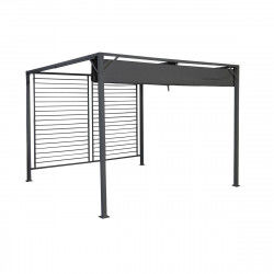 Pergola DKD Home Decor Grijs 300 x 300 x 230 cm Staal