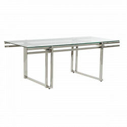 Hoofdtafel DKD Home Decor Kristal Roestvrij staal 120 x 60 x 45 cm Aluminium